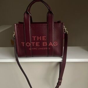 Marc Jacobs Burgundy Tote Bag